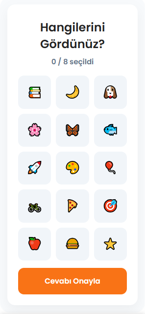 Test Sonucu Ekranı